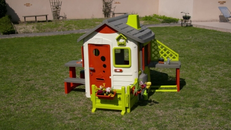 Maisonnette enfant NEO JURA LODGE - cabane de jardin enfant au