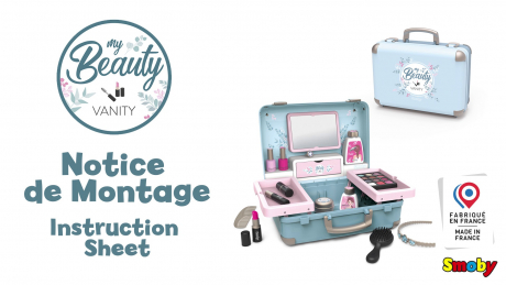 Smoby - My Beauty Vanity: Carry Case - 13 Accessory Portable Case